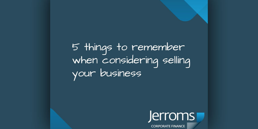 5 things to remember before selling your business